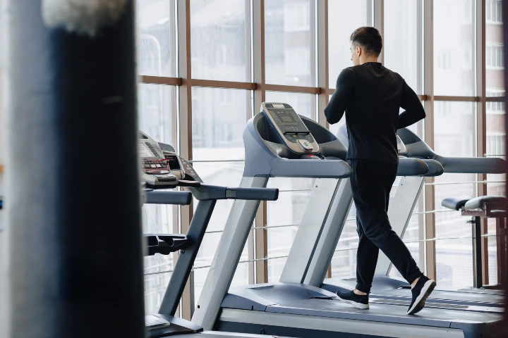 State-of-the-art fitness center with modern equipment at Trump Residences in Dubai
