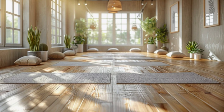 Peaceful yoga and meditation spaces offering relaxation and mindfulness at Trump Residences Dubai